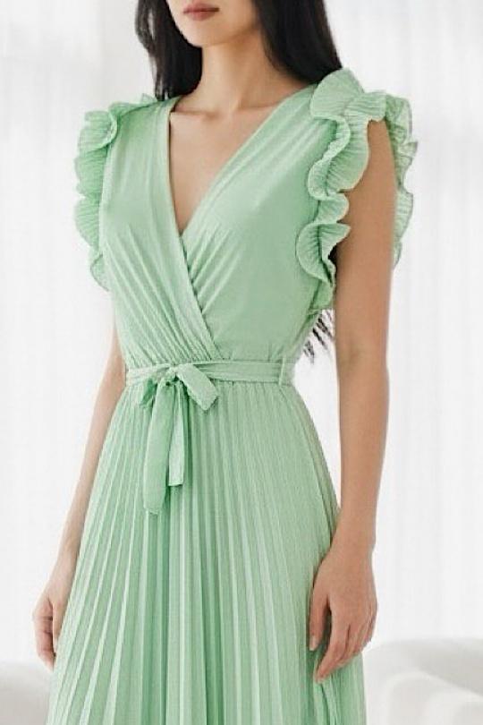 Robes longues Femme Vert foncé ELLE STYLE TH_0728_UNI_VICTORIA Efashion Paris