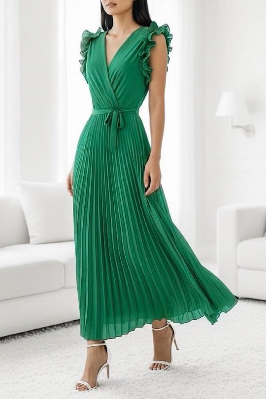 Robes longues Femme Vert foncé ELLE STYLE TH_0728_UNI_VICTORIA Efashion Paris
