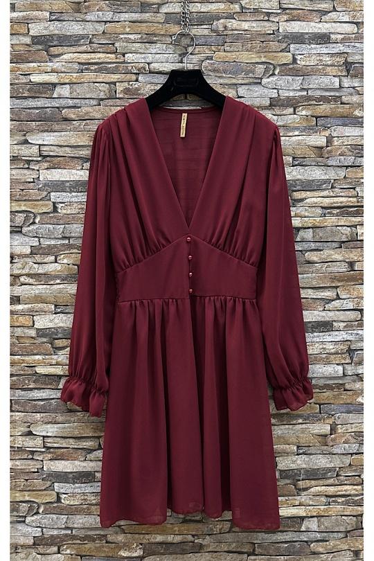 Robes courtes Femme Vert bouteille ELLE STYLE GL_8944_UNI_JULIETTE Efashion Paris