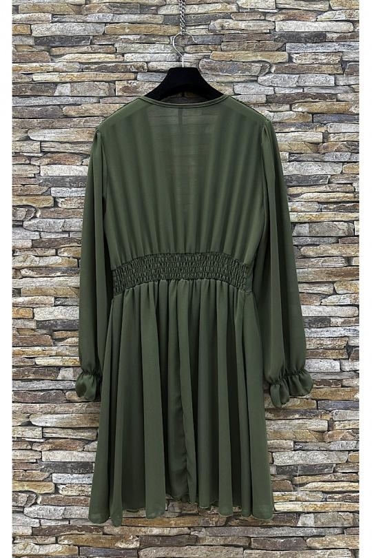 Robes courtes Femme Vert bouteille ELLE STYLE GL_8944_UNI_JULIETTE Efashion Paris