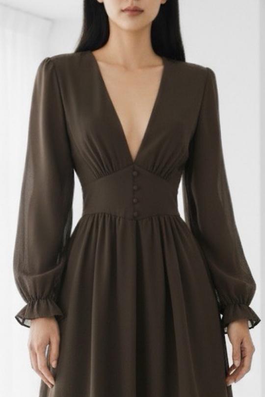 Robes courtes Femme Vert bouteille ELLE STYLE GL_8944_UNI_JULIETTE Efashion Paris