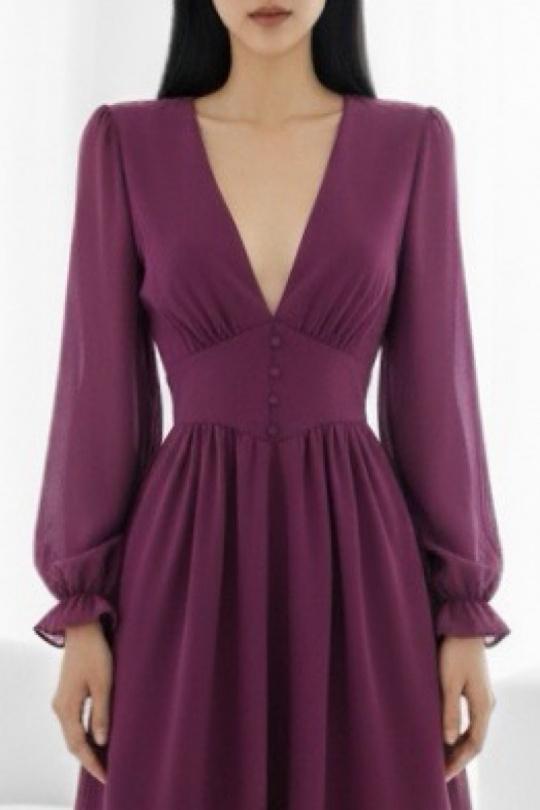 Robes courtes Femme Vert bouteille ELLE STYLE GL_8944_UNI_JULIETTE Efashion Paris