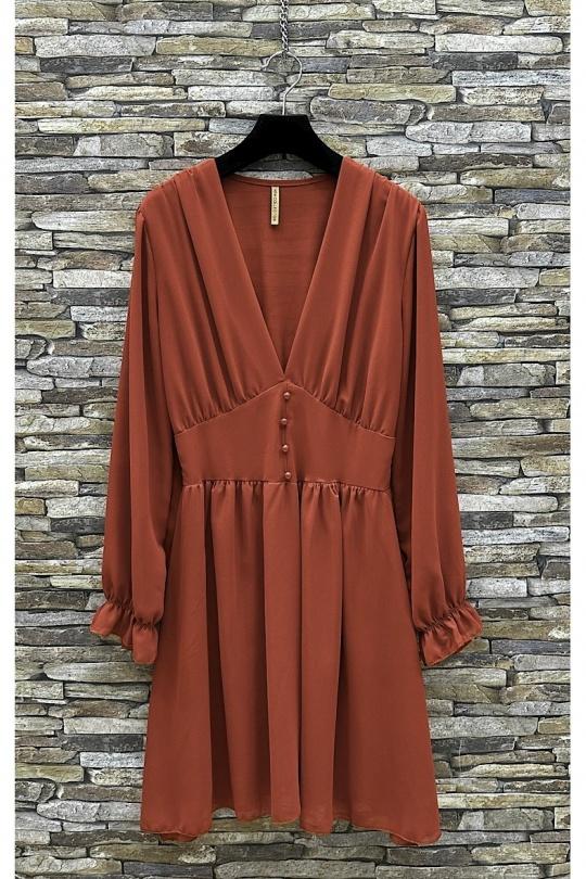 Robes courtes Femme Vert bouteille ELLE STYLE GL_8944_UNI_JULIETTE Efashion Paris