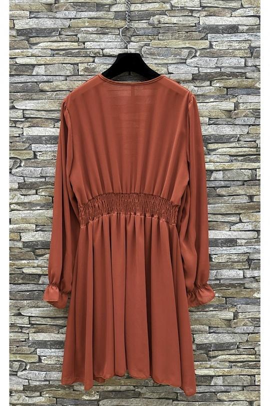 Robes courtes Femme Vert bouteille ELLE STYLE GL_8944_UNI_JULIETTE Efashion Paris