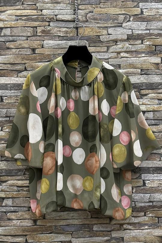 Blouses Femme Rose corail ELLE STYLE TH_26108_ALL_126_AGNES Efashion Paris