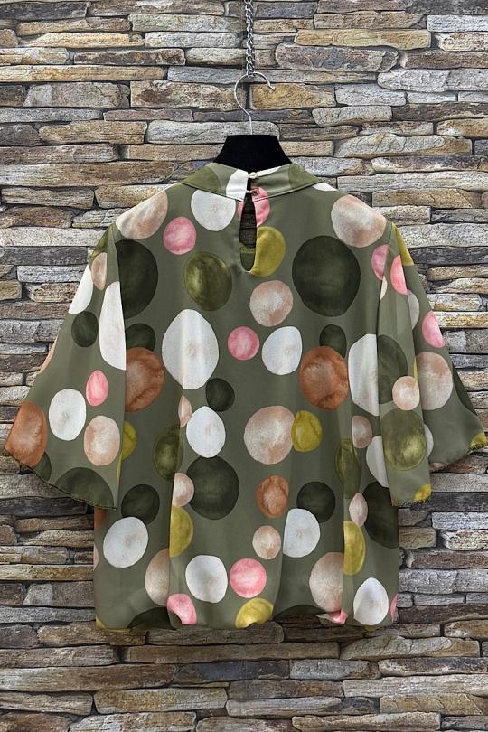 Blouses Femme Rose corail ELLE STYLE TH_26108_ALL_126_AGNES Efashion Paris