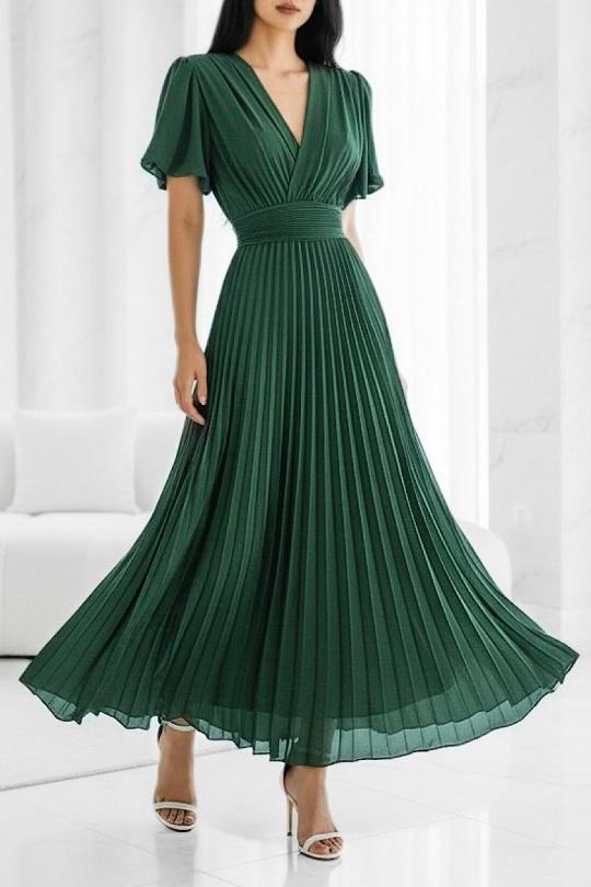 Abiti maxi Donna Khaki ELLE STYLE GL_0429_LORIANA_425 Efashion Paris