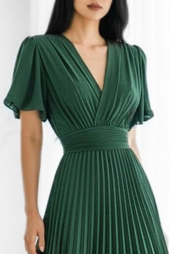 Abiti maxi Donna Khaki ELLE STYLE GL_0429_LORIANA_425 Efashion Paris