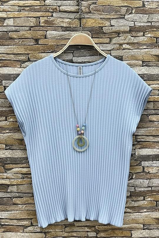 Tops Women Jean blue ELLE STYLE TH_25334_325_PERCY Efashion Paris