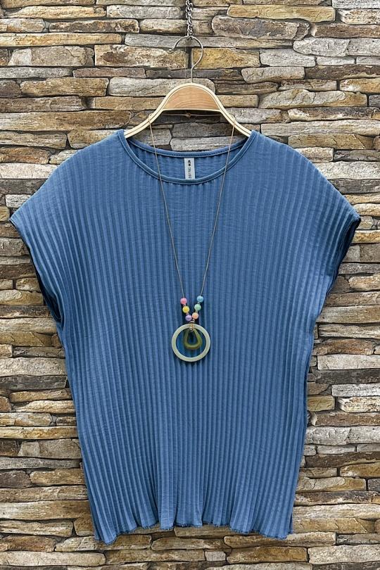 Tops Femme Bleu jean ELLE STYLE TH_25334_325_PERCY Efashion Paris