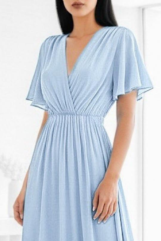 Robes longues Femme Beige ELLE STYLE TH_9699_ROSY Efashion Paris