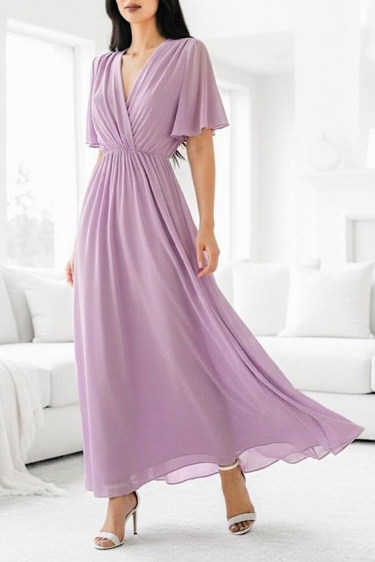 Robes longues Femme Beige ELLE STYLE TH_9699_ROSY Efashion Paris