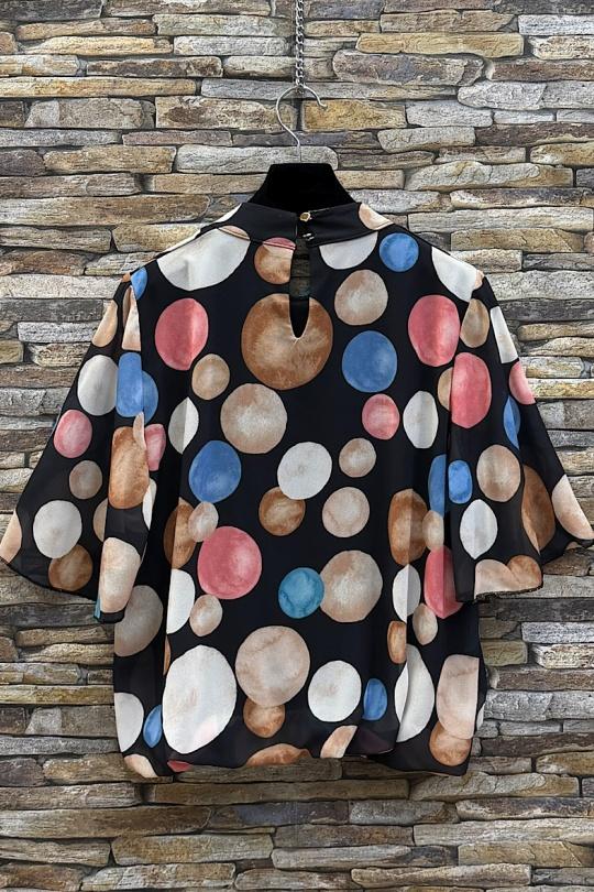 Blouses Femme Rose corail ELLE STYLE TH_26108_ALL_126_AGNES Efashion Paris