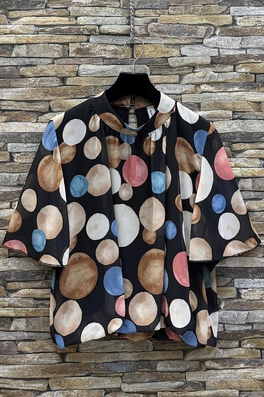 Blouses Femme Rose corail ELLE STYLE TH_26108_ALL_126_AGNES Efashion Paris