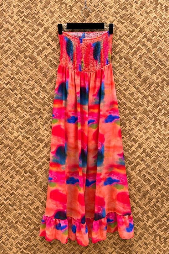 Robes longues Femme Framboise/orange ELLE STYLE GL_9910_ALL2024_MADY Efashion Paris