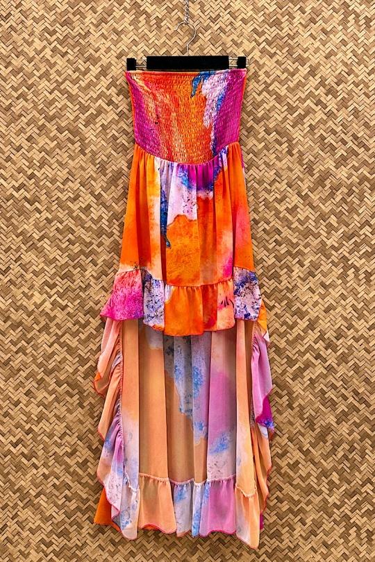 Robes longues Femme Framboise/orange ELLE STYLE GL_9910_ALL2024_MADY Efashion Paris