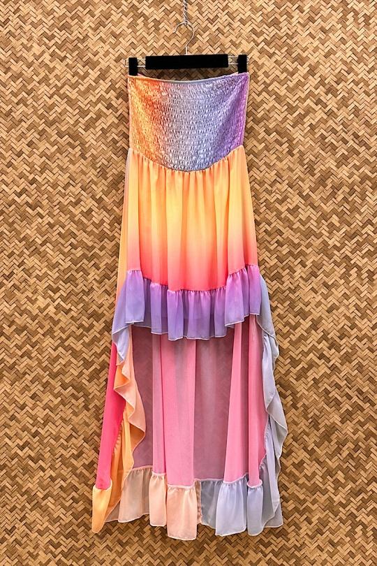 Robes longues Femme Framboise/orange ELLE STYLE GL_9910_ALL2024_MADY Efashion Paris