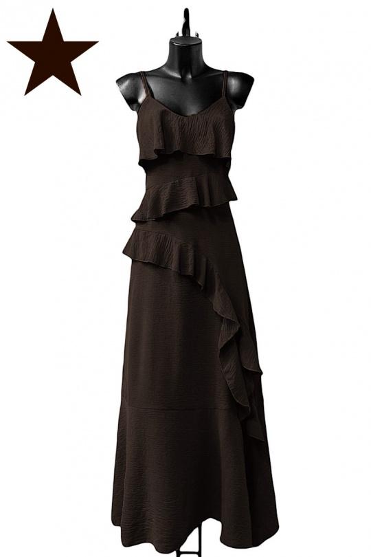 Robes longues Femme Fuschia ELLE STYLE TH_25432_TAYLOR_625. Efashion Paris