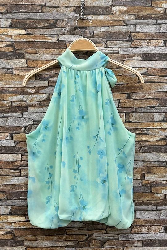 Blouses Femme rose à fleurs ELLE STYLE GL_0795_POIS_326ANAIS Efashion Paris