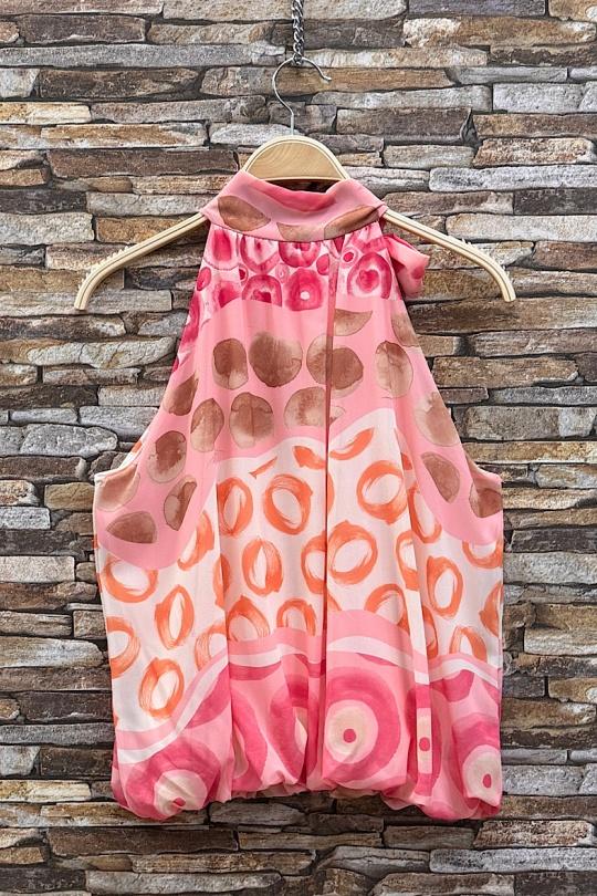 Blouses Femme rose à fleurs ELLE STYLE GL_0795_POIS_326ANAIS Efashion Paris