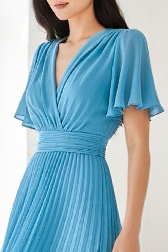 Abiti maxi Donna Khaki ELLE STYLE GL_0429_LORIANA_425 Efashion Paris