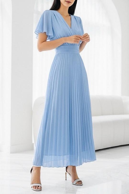 Abiti maxi Donna Khaki ELLE STYLE GL_0429_LORIANA_425 Efashion Paris