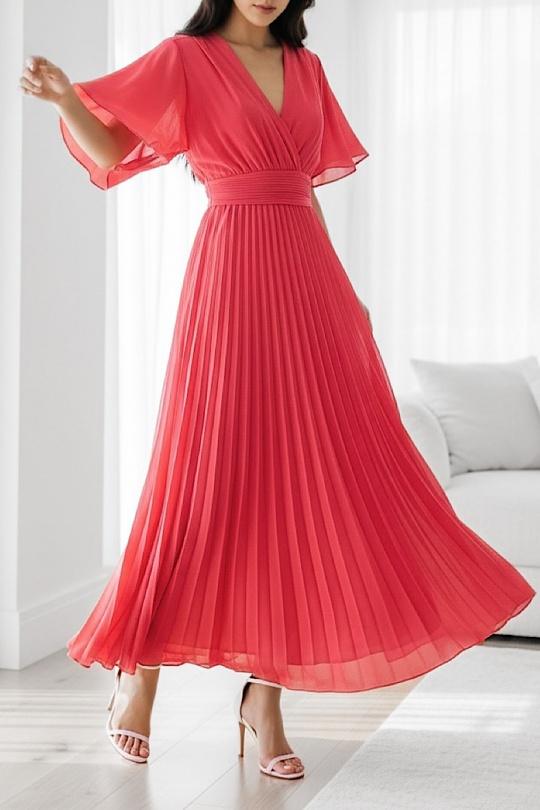 Abiti maxi Donna Khaki ELLE STYLE GL_0429_LORIANA_425 Efashion Paris