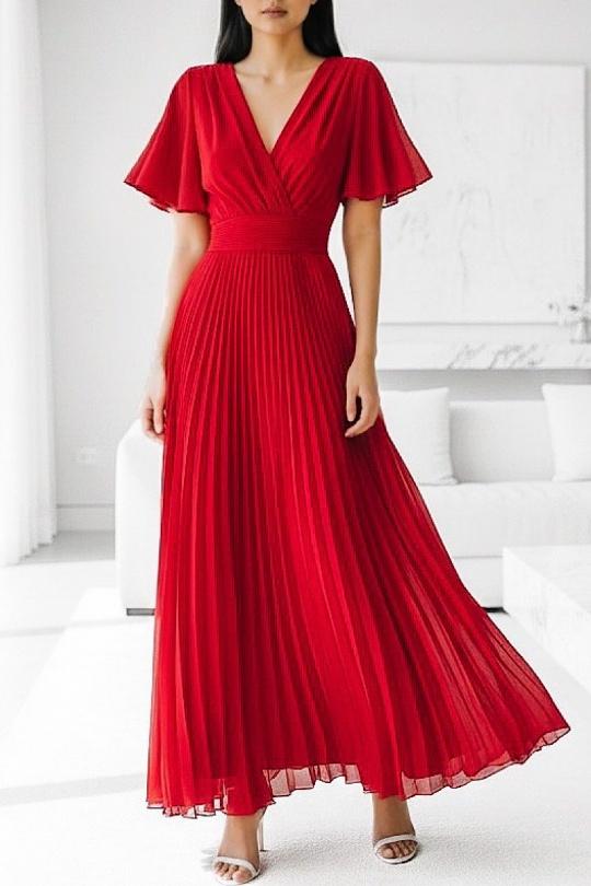 Abiti maxi Donna Khaki ELLE STYLE GL_0429_LORIANA_425 Efashion Paris