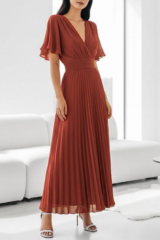 Abiti maxi Donna Khaki ELLE STYLE GL_0429_LORIANA_425 Efashion Paris