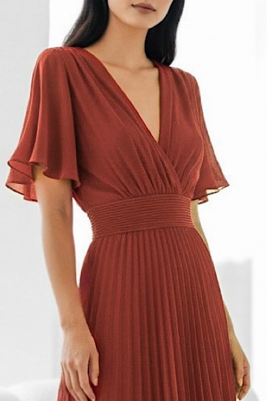 Abiti maxi Donna Khaki ELLE STYLE GL_0429_LORIANA_425 Efashion Paris