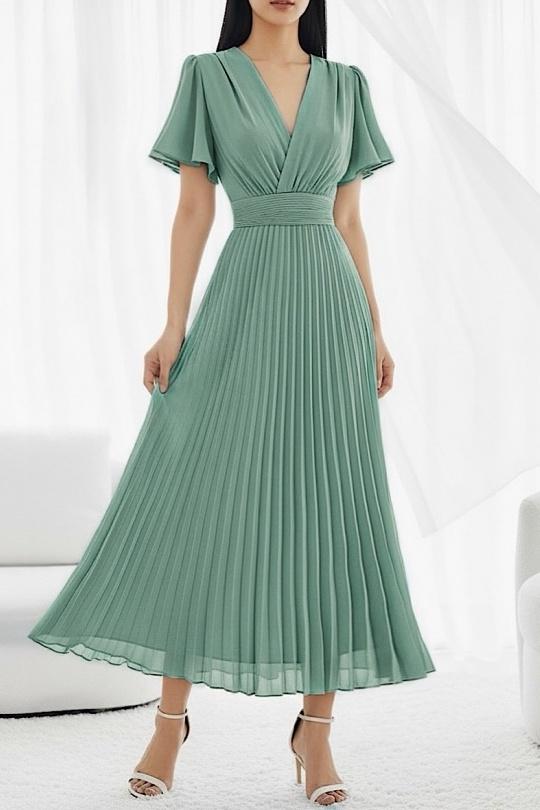 Abiti maxi Donna Khaki ELLE STYLE GL_0429_LORIANA_425 Efashion Paris