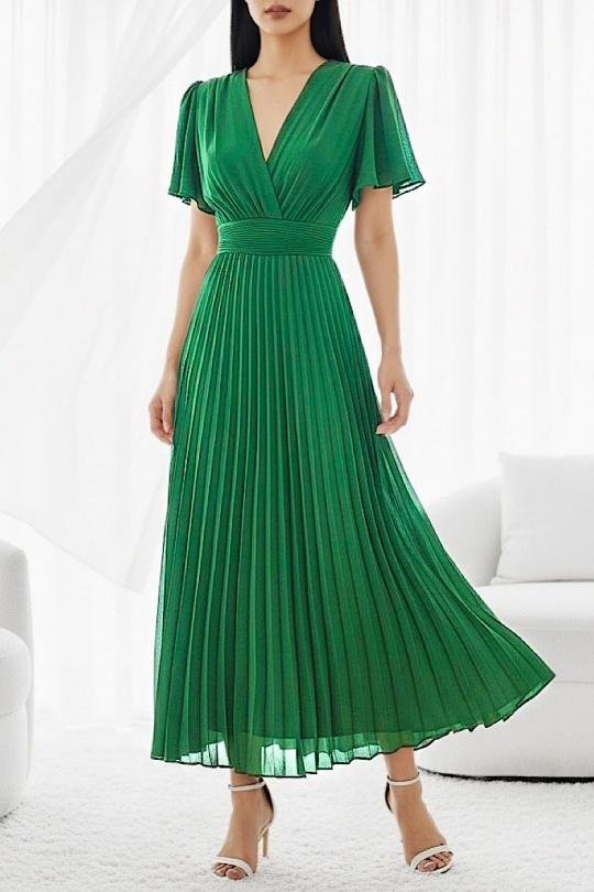 Abiti maxi Donna Khaki ELLE STYLE GL_0429_LORIANA_425 Efashion Paris