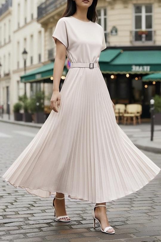 Robes longues Femme Jaune ELLE STYLE GL_0801_SISILE_226 Efashion Paris