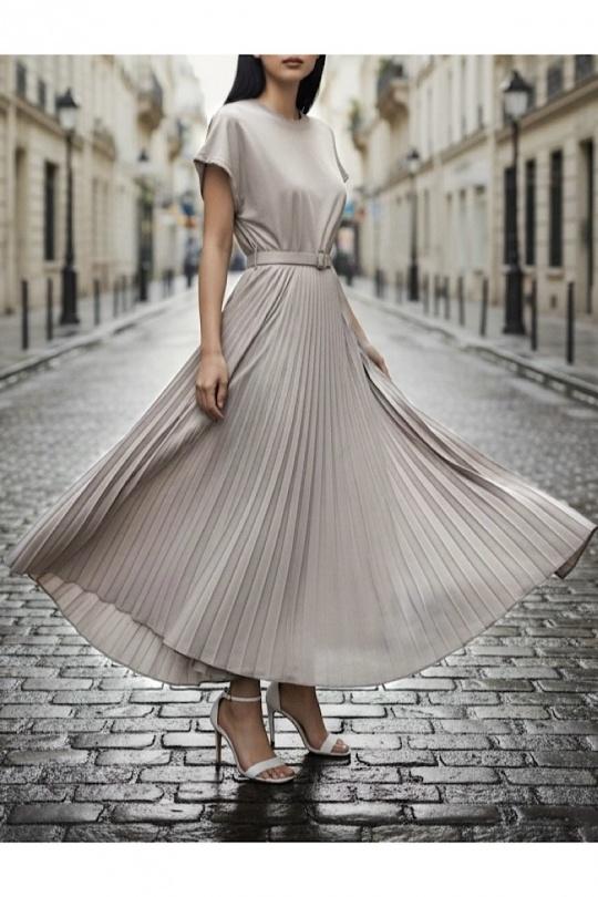 Robes longues Femme Jaune ELLE STYLE GL_0801_SISILE_226 Efashion Paris