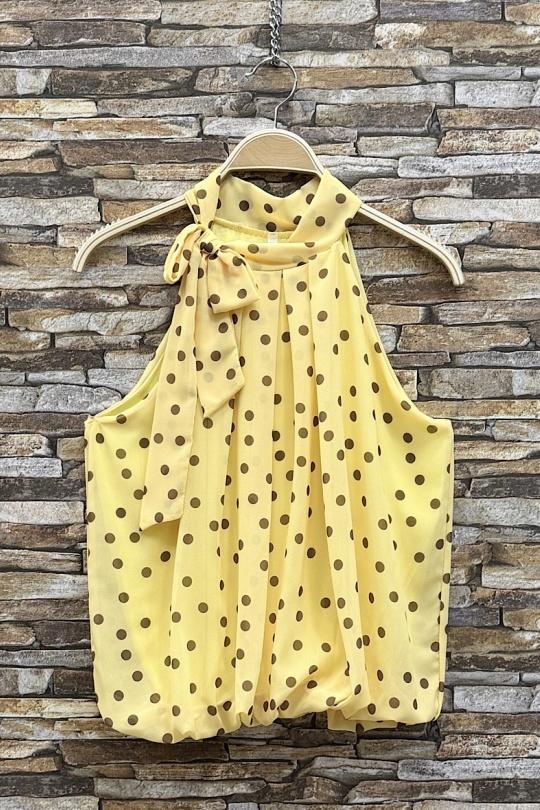 Blouses Femme rose à fleurs ELLE STYLE GL_0795_POIS_326ANAIS Efashion Paris