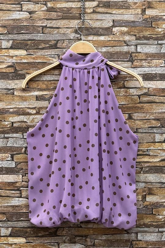 Blouses Femme rose à fleurs ELLE STYLE GL_0795_POIS_326ANAIS Efashion Paris