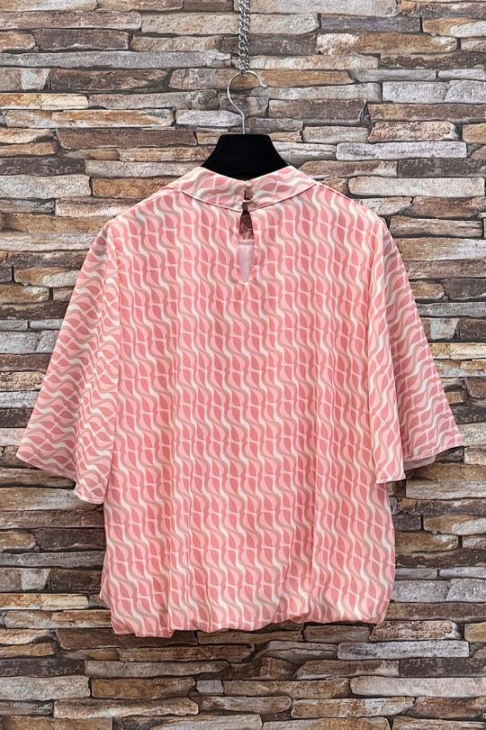 Blouses Femme Rose corail ELLE STYLE TH_26108_ALL_126_AGNES Efashion Paris