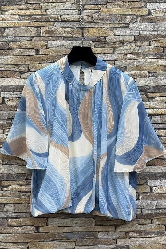 Blouses Femme Rose corail ELLE STYLE TH_26108_ALL_126_AGNES Efashion Paris