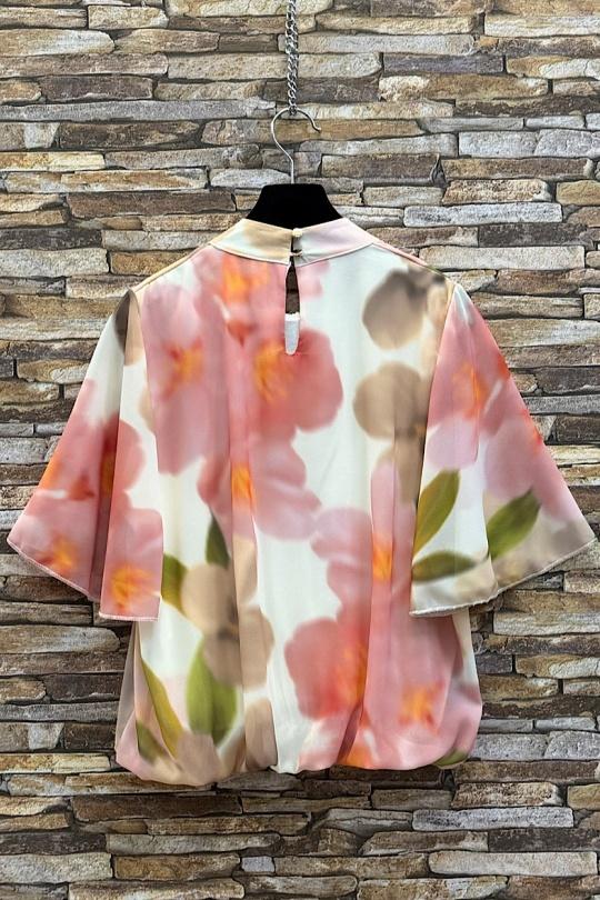 Blouses Femme Rose corail ELLE STYLE TH_26108_ALL_126_AGNES Efashion Paris