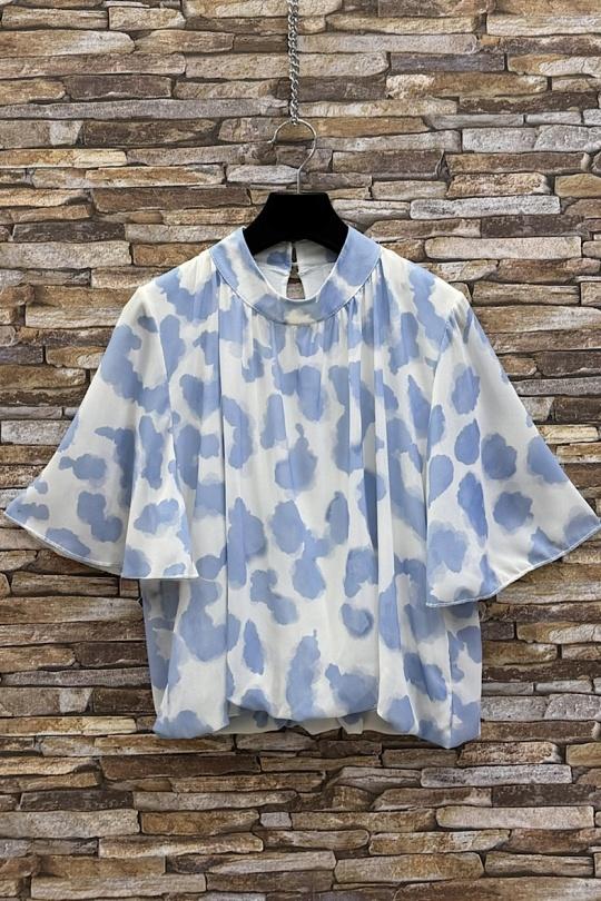 Blouses Femme Rose corail ELLE STYLE TH_26108_ALL_126_AGNES Efashion Paris