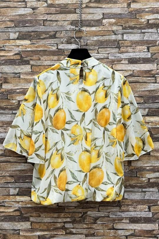 Blouses Femme Rose corail ELLE STYLE TH_26108_ALL_126_AGNES Efashion Paris