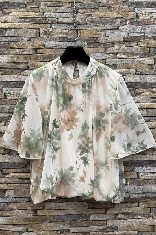 Blouses Femme Rose corail ELLE STYLE TH_26108_ALL_126_AGNES Efashion Paris