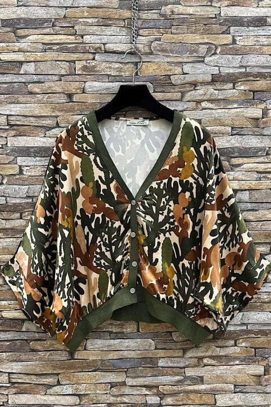 Blouses Femme Tan ELLE STYLE TYR_D5153_TOUS_GILETTA Efashion Paris