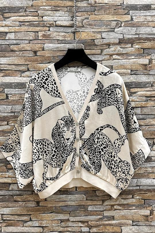 Blouses Femme Tan ELLE STYLE TYR_D5153_TOUS_GILETTA Efashion Paris