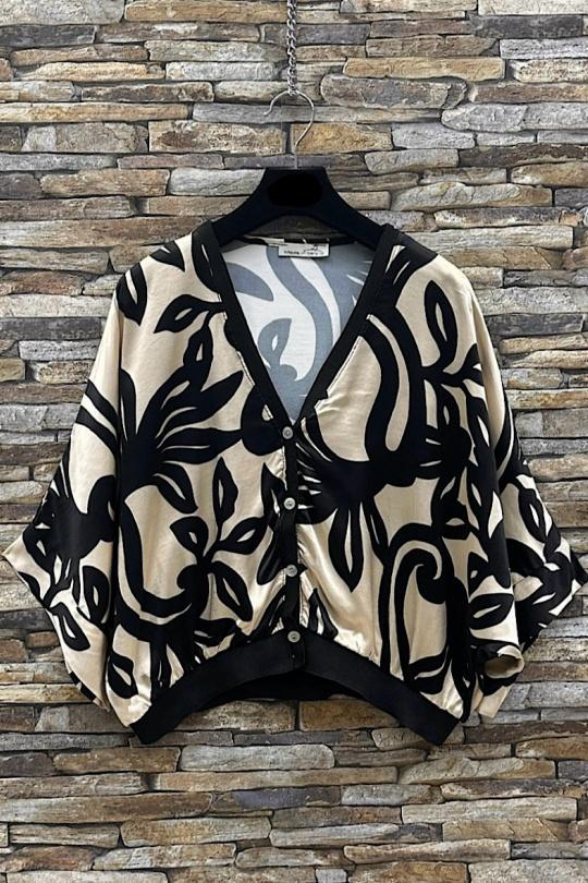 Blouses Femme Tan ELLE STYLE TYR_D5153_TOUS_GILETTA Efashion Paris