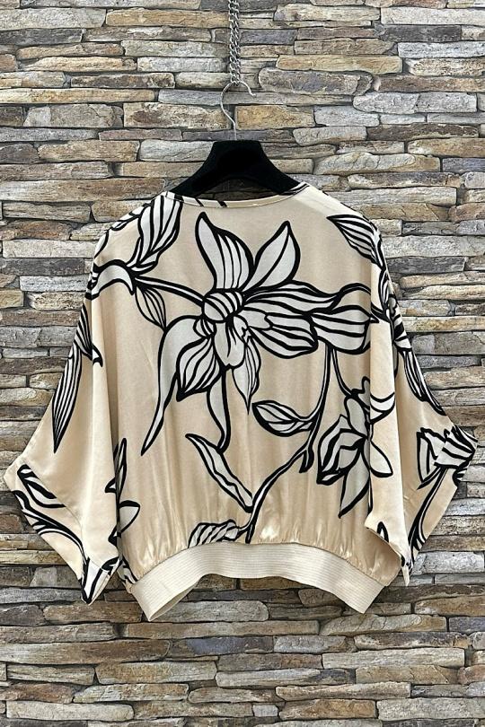 Blouses Femme Tan ELLE STYLE TYR_D5153_TOUS_GILETTA Efashion Paris