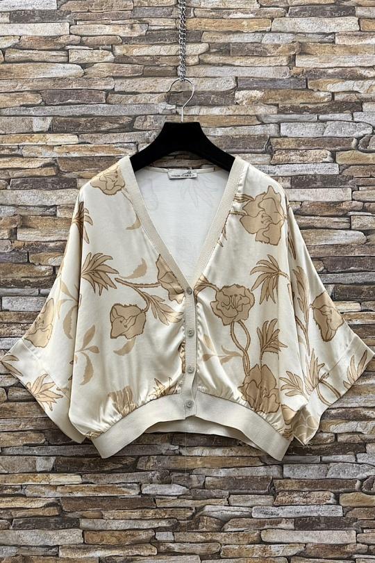 Blouses Femme Tan ELLE STYLE TYR_D5153_TOUS_GILETTA Efashion Paris