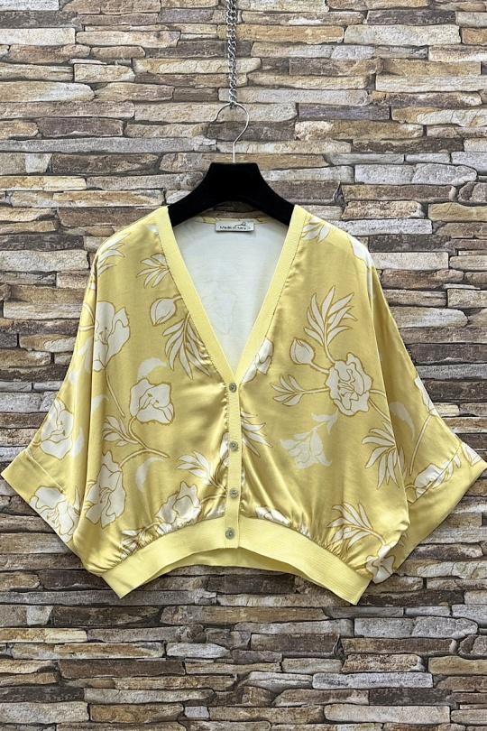 Blouses Femme Tan ELLE STYLE TYR_D5153_TOUS_GILETTA Efashion Paris