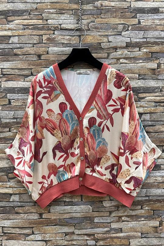 Blouses Femme Tan ELLE STYLE TYR_D5153_TOUS_GILETTA Efashion Paris