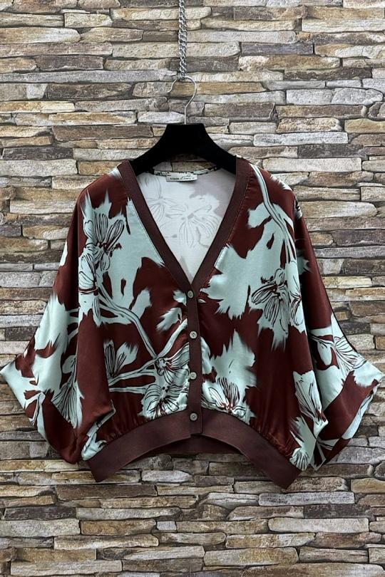 Blouses Femme Tan ELLE STYLE TYR_D5153_TOUS_GILETTA Efashion Paris